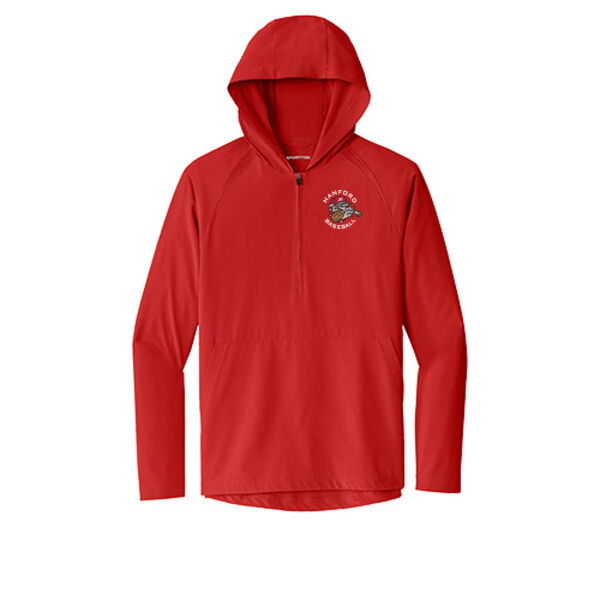 1/2-Zip Long Sleeve Hooded Jacket Thumbnail